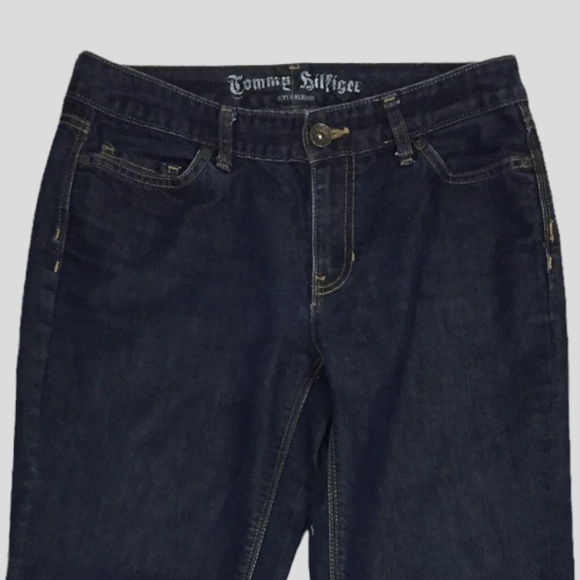 Tommy Hilfiger Boyfriend Jeans Womens 2S 30W 28L Mid Rise Easy Fit Bootcut - Picture 2 of 12